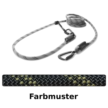 EASYLONG Hundeleine TWIST - L - 4m - alternate olive rally